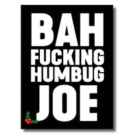 Personalised Bah Humbug Card